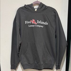 Five Islands Lobster Company Charcoal Sweatshirt - Men’s Large